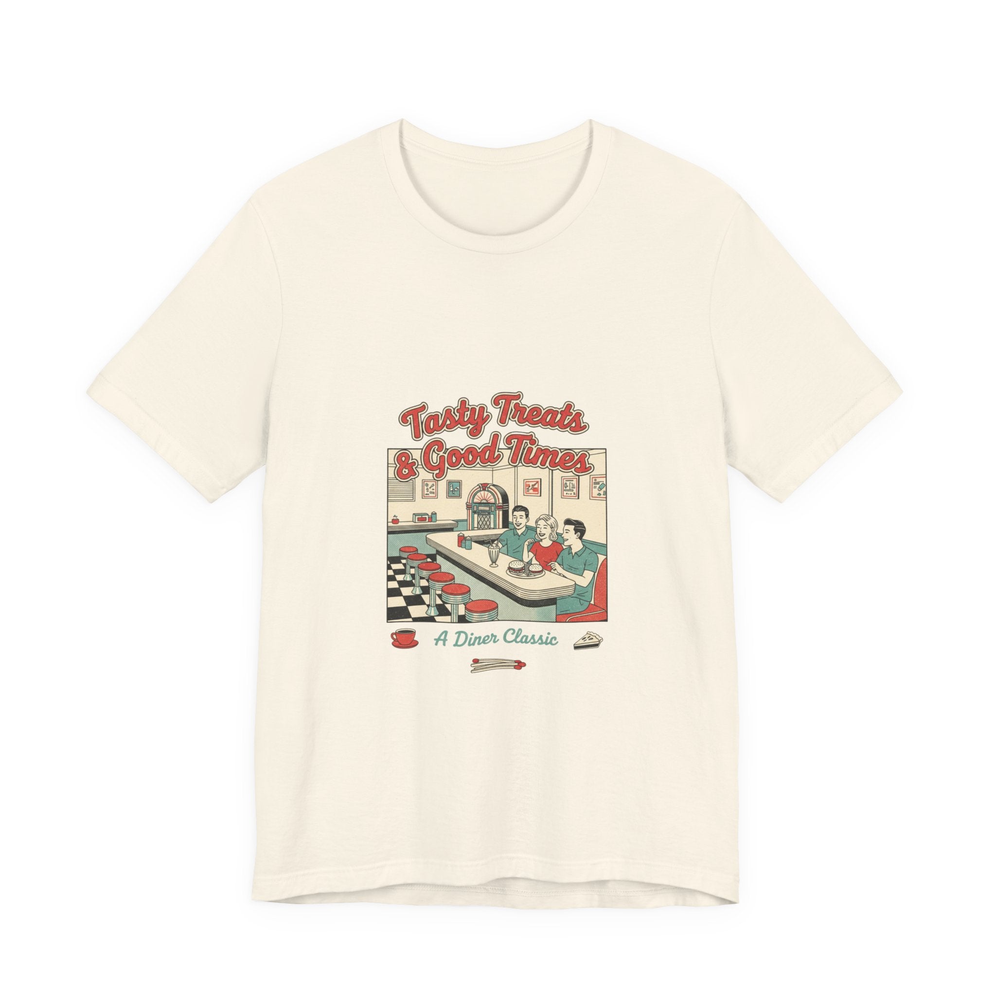 Diner Matchbook Graphic Tee | vintage ephemera art, retro micro ad print