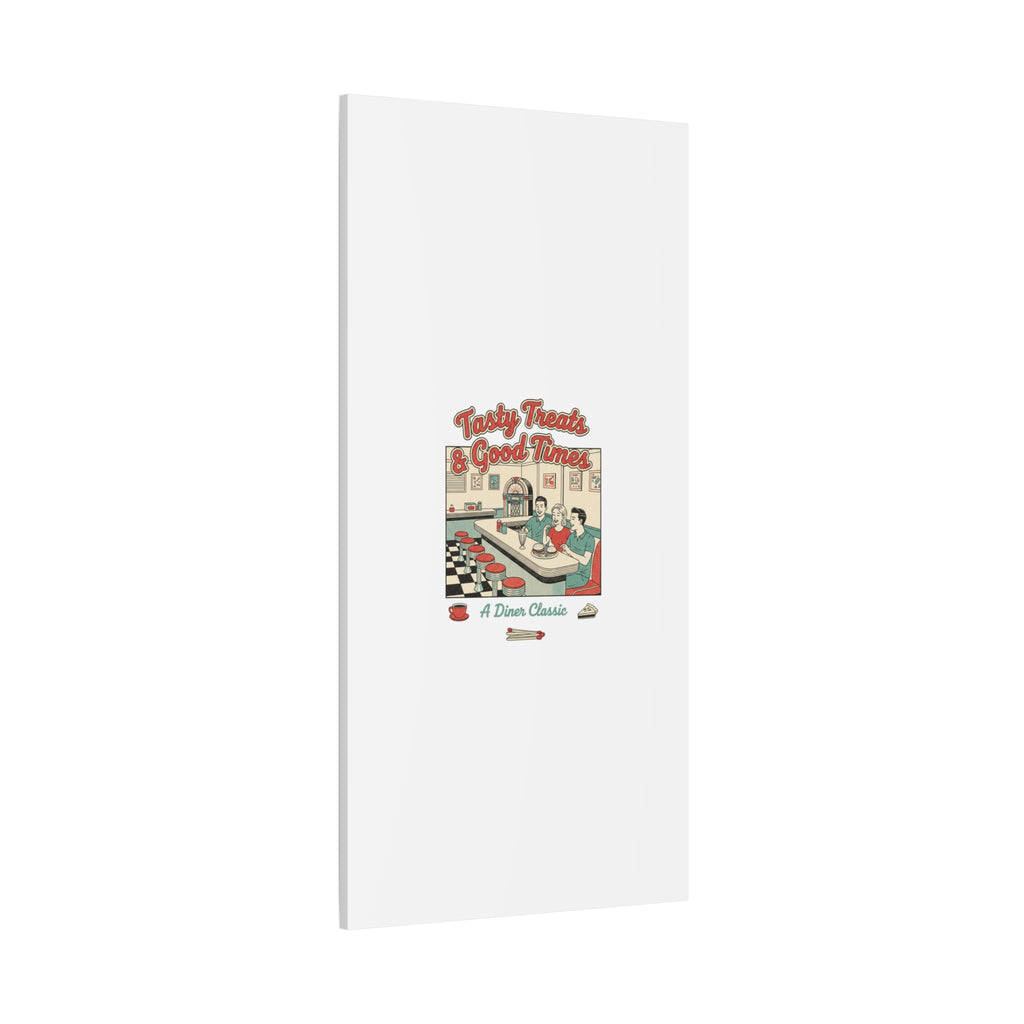 Diner Matchbook Ephemera Canvas | Vintage Americana diner print, retro micro ad art