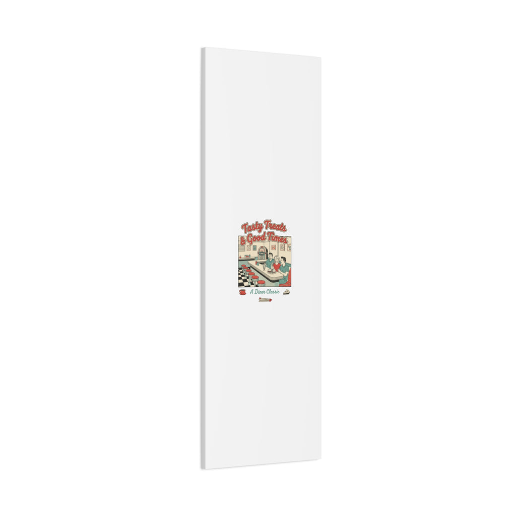 Diner Matchbook Ephemera Canvas | Vintage Americana diner print, retro micro ad art