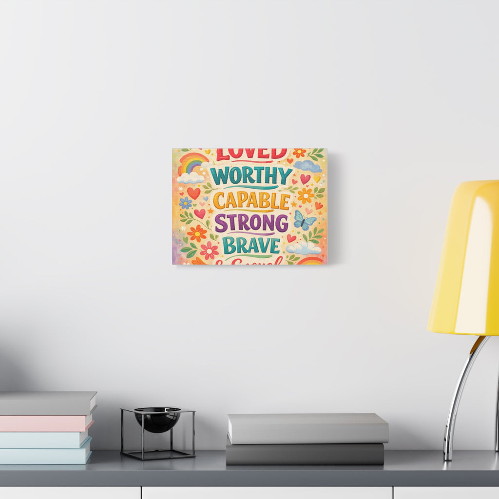 Canvas Wall Art — "Just Add Life After the Narcissist" Matte Stretched Print