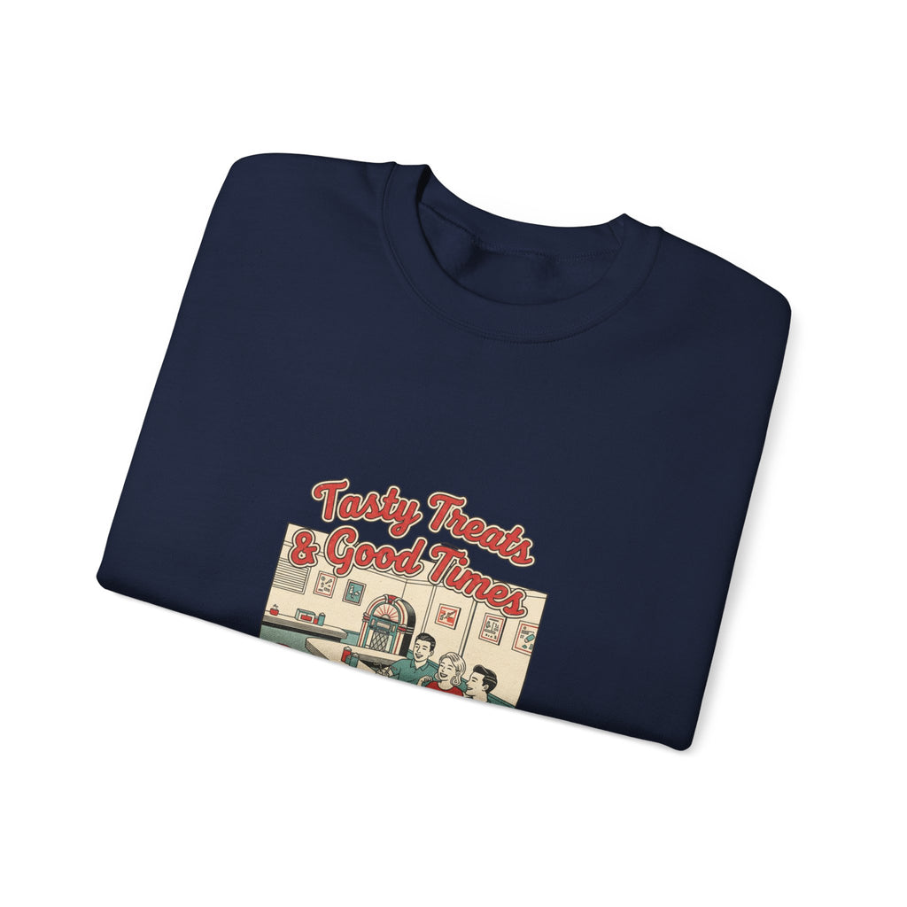 Diner Matchbook Graphic Sweatshirt | Vintage Ephemera Art, Retro Micro Ad Print