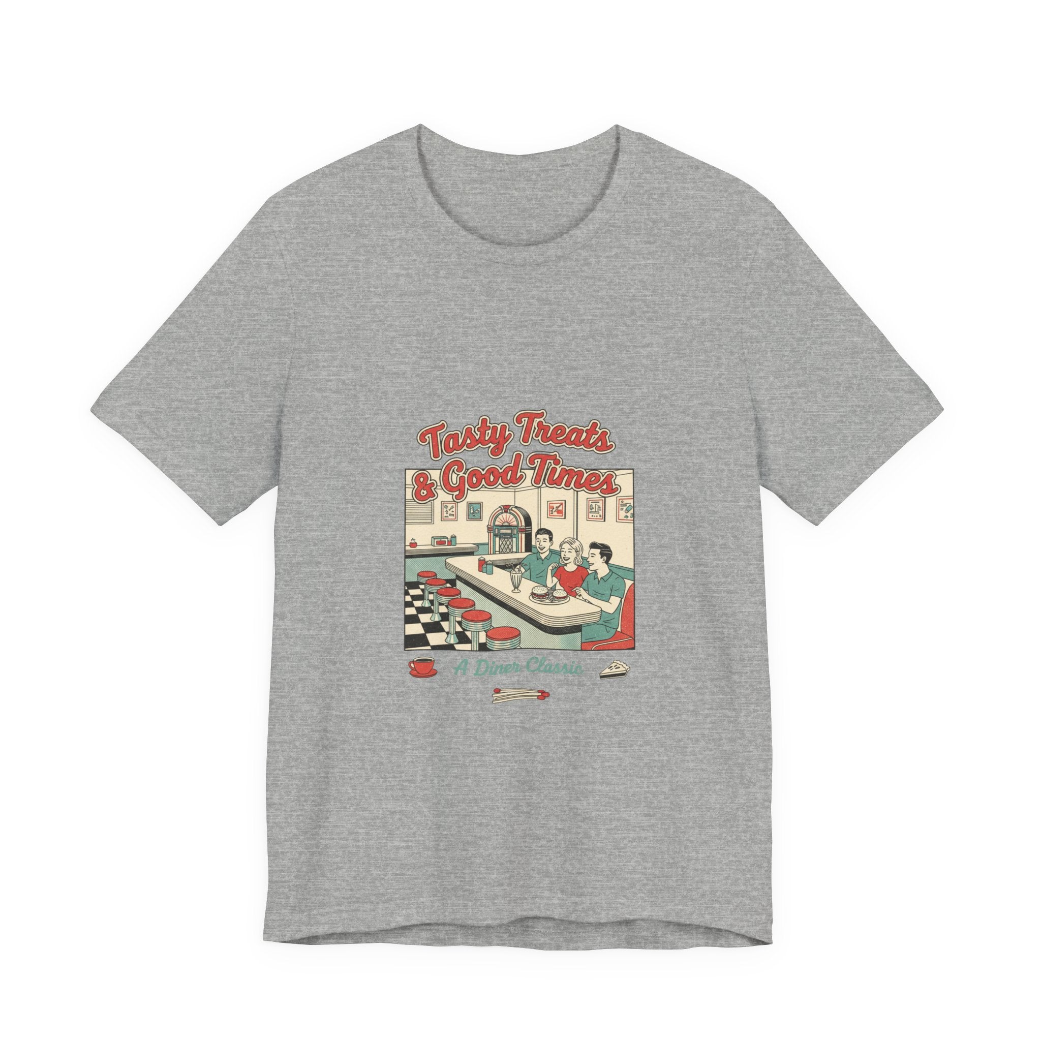 Diner Matchbook Graphic Tee | vintage ephemera art, retro micro ad print