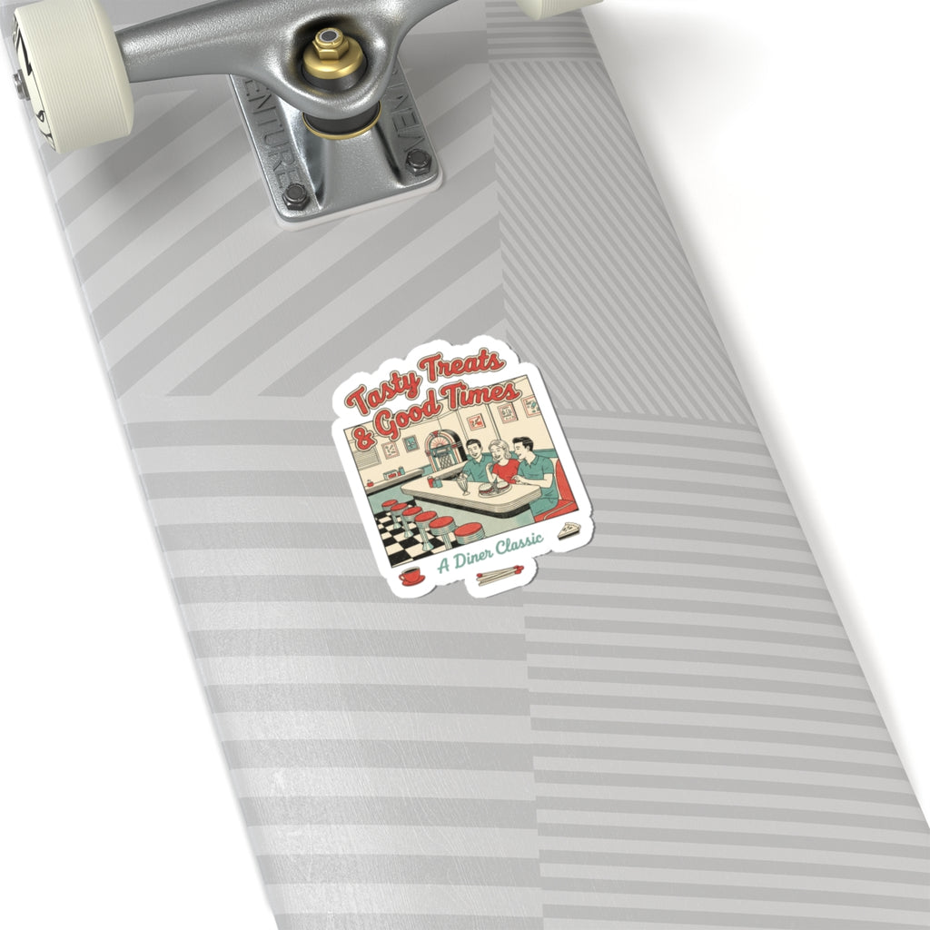 Diner Matchbook Sticker | Vintage Ephemera Art, Retro Micro Ad