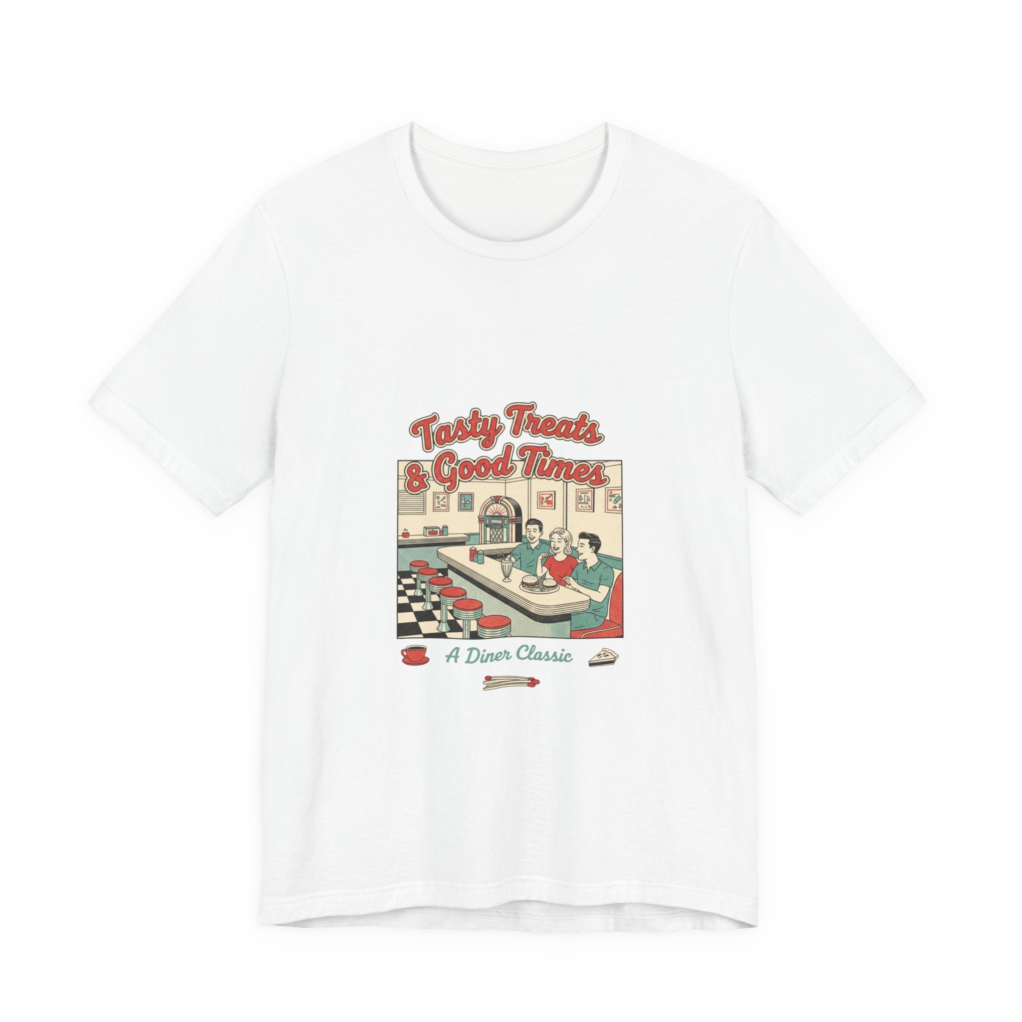 Diner Matchbook Graphic Tee | vintage ephemera art, retro micro ad print