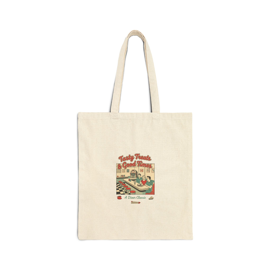 Diner Matchbook Graphic Tote | vintage ephemera art, retro micro ad print