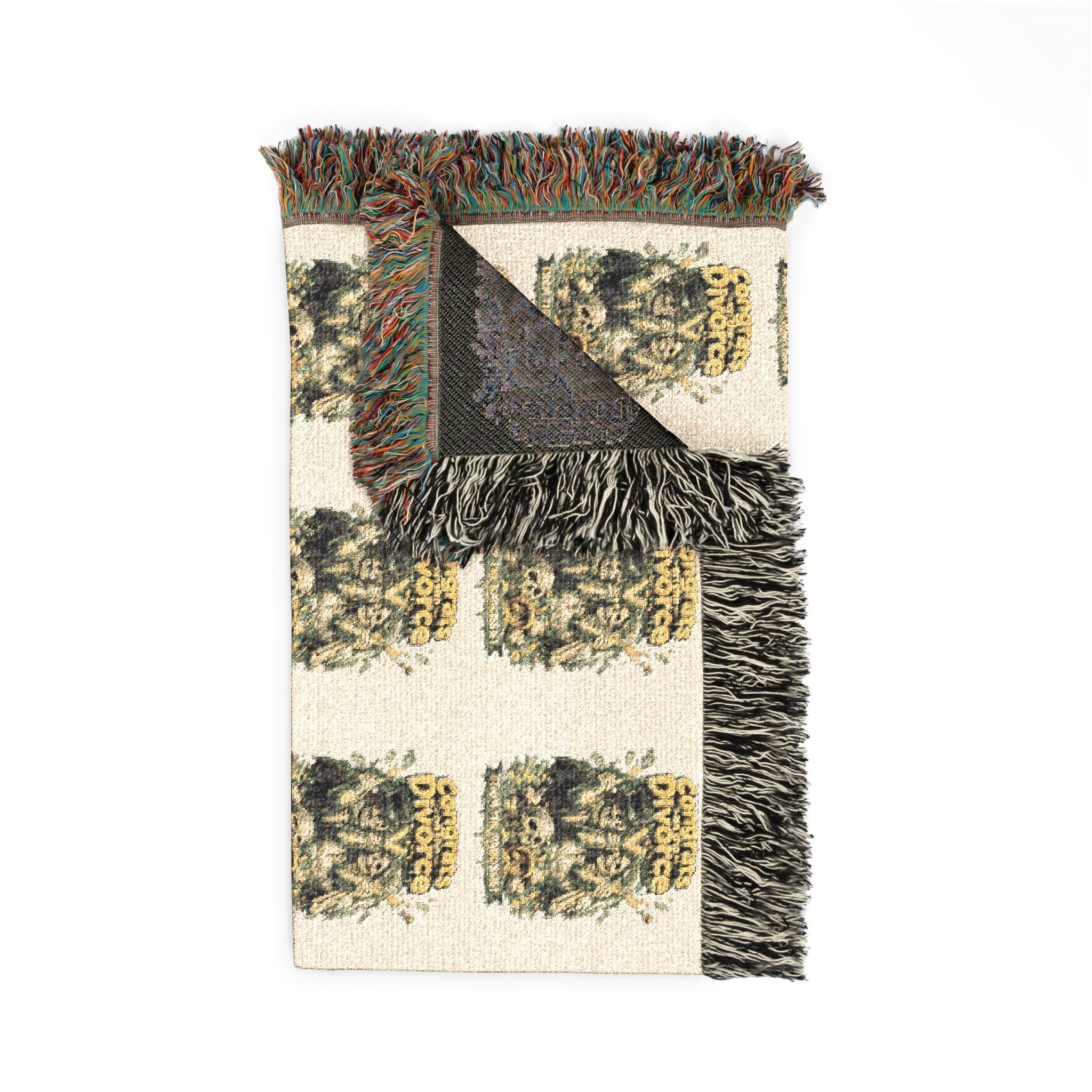 Congrats on Divorcing the Narcissist Woven Blanket — Empowerment Throw for New Beginnings