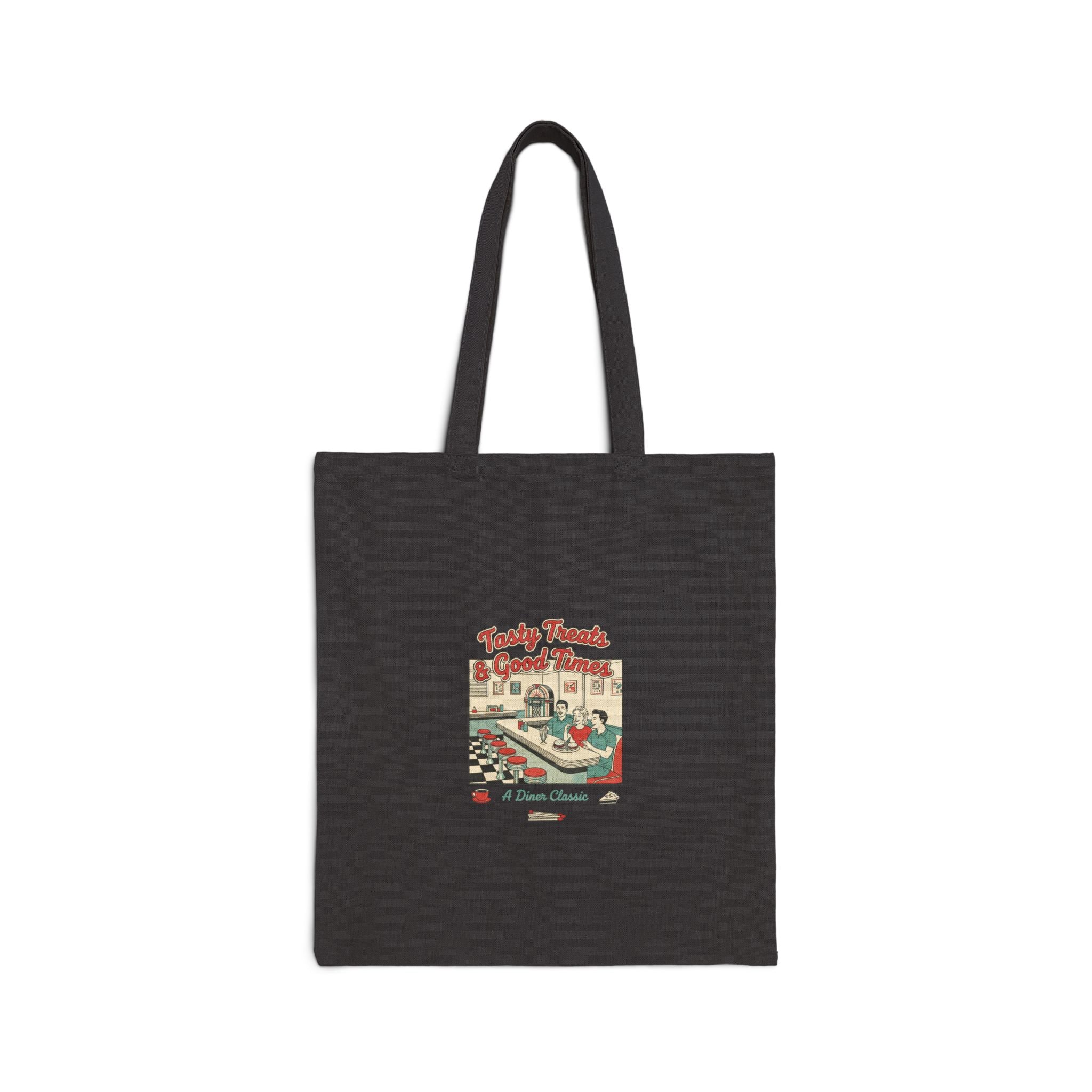 Diner Matchbook Graphic Tote | vintage ephemera art, retro micro ad print