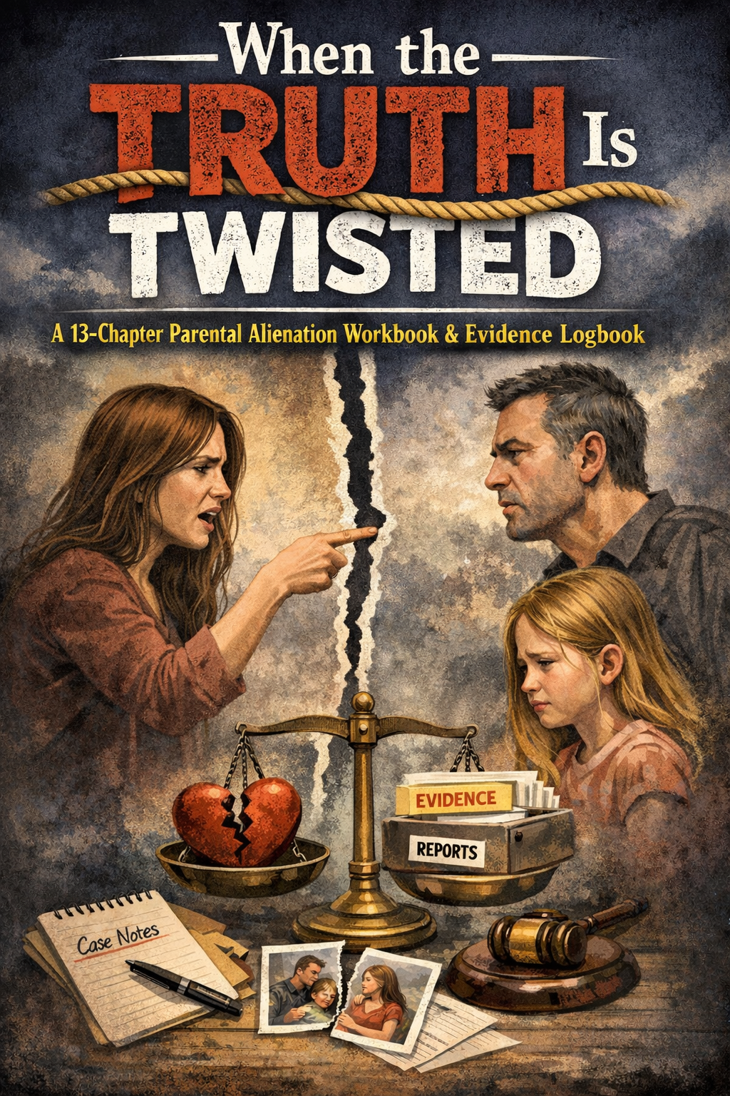When the Truth Is Twisted: A 13-Chapter Parental Alienation Workbook & Evidence Logbook